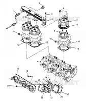 CILINDRO   COLECTOR  SLX 780 B954287 (4933953395B014)