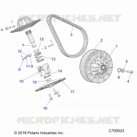 TREN, SECONDARY CLUTCH
