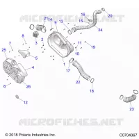 TREN, CLUTCH COVER AND DUCTING