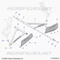 SUSPENSION, A-ARM AND PUNTAL MOUNTING