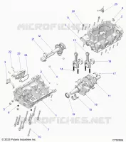 ENGINE, CRANKCASE, CIGUEÑAL