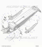 CHASSIS, PROTECCIÃ³N DEL EMBRAGUE, FOOTRESTS, AND RUNNINGBOARDS