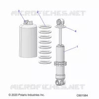 SUSPENSION, CHOQUE FRONTAL TRACK