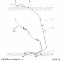 SISTEMA DE COMBUSTIBLES, FUEL LINES, STD.