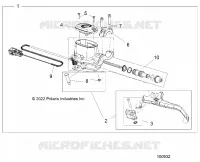 FRENO FRONTAL BRAKE LEVER AND MASTER CYLINDER