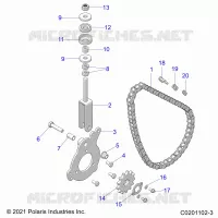 TREN, CHAIN TENSIONER AND SPROCKET