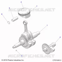 ENGINE, CIGUEÑAL, PISTON AND BALANCE SHAFT