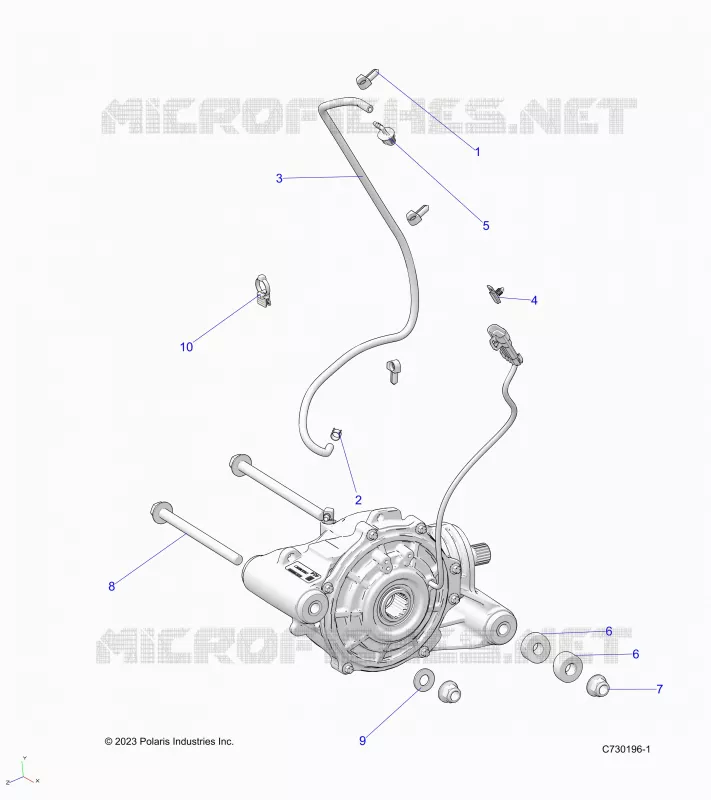 TREN, FRONT GEARCASE MOUNTING
