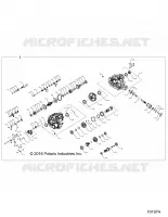 DRIVE TRAIN, PRINCIPAL GEARCASE INTERNALS