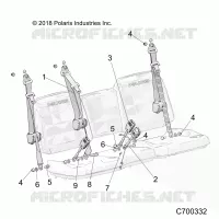 ASIENTO BELT AND MOUNTING