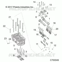 ENGINE, CULATA AND VALVES