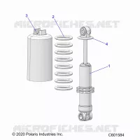 SUSPENSION, CHOQUE FRONTAL TRACK