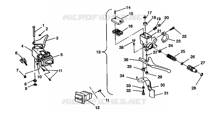 CONTROLES 500 EFI E942774 and  EFI SKS E942574 (49274127410015)