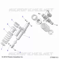 SUSPENSION TRASERA SHOCK MOUNTING