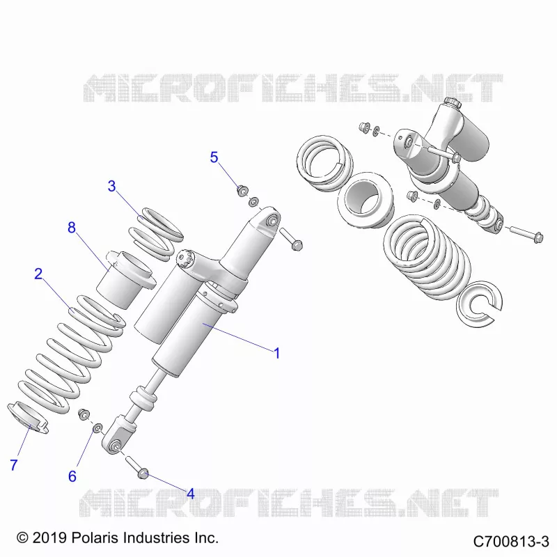 SUSPENSION TRASERA SHOCK MOUNTING