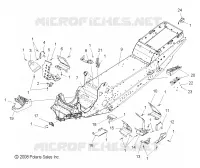 CHASIS, REPOSAPIÉS, DRIVER and PASSENGER