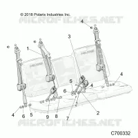 ASIENTO BELT AND MOUNTING