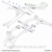SUSPENSION TRASERA CONTROL ARM MOUNTING
