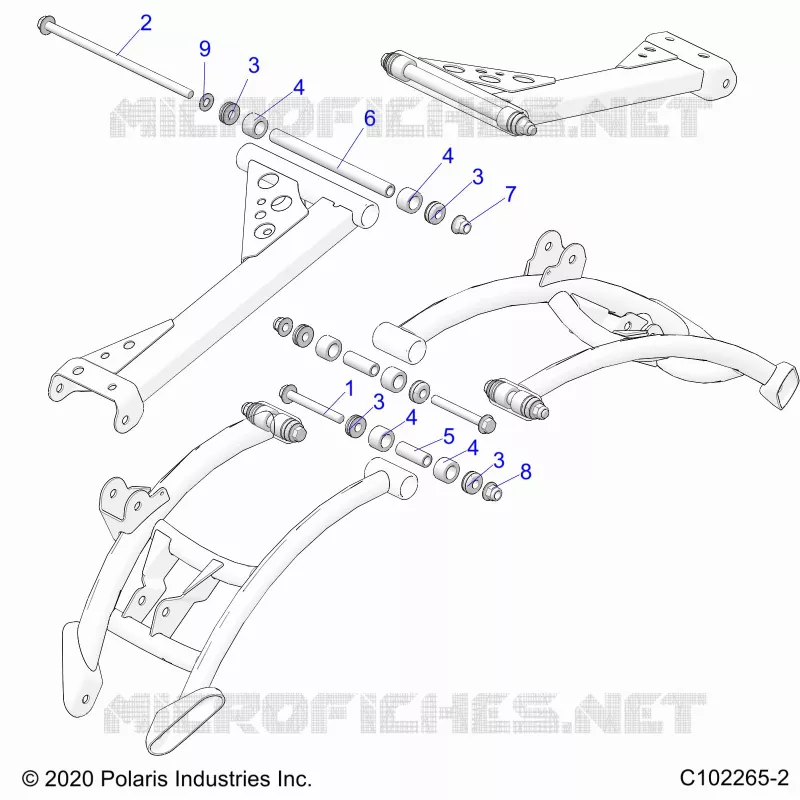 SUSPENSION TRASERA CONTROL ARM MOUNTING