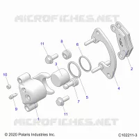 BRAKES, PINZA FRENO DELANTERA