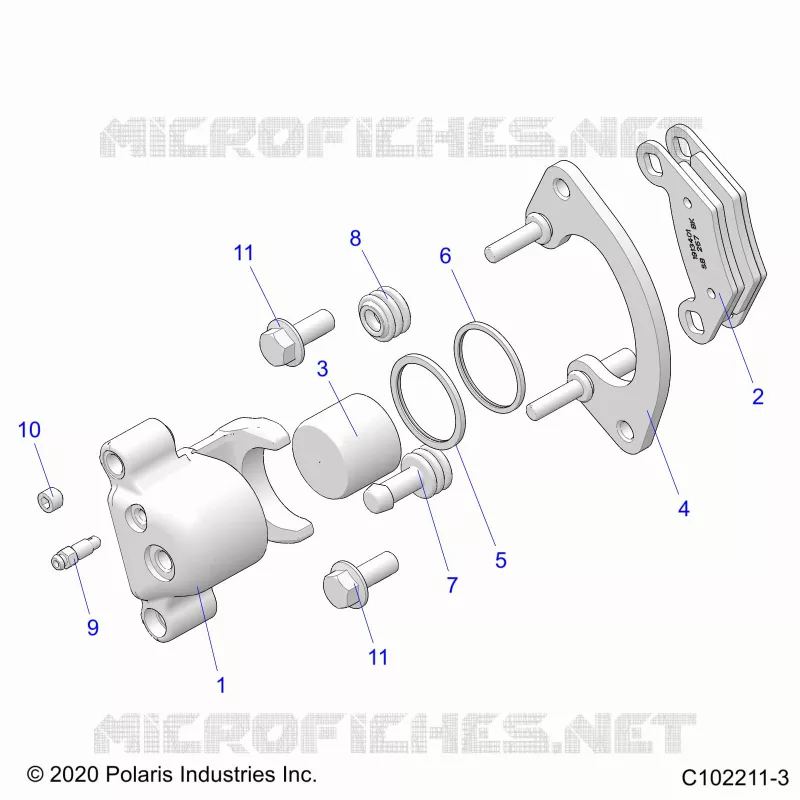 BRAKES, PINZA FRENO DELANTERA