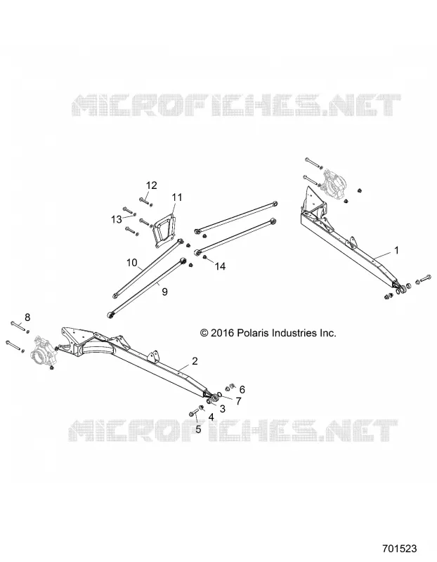 SUSPENSION TRASERA CONTROL ARMS