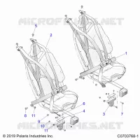 ASIENTO BELT MOUNTING
