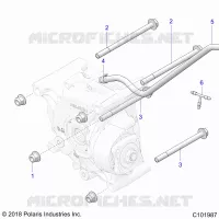 TREN, REAR GEARCASE, MOUNTING