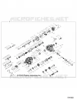 DRIVE TRAIN, PRINCIPAL GEARCASE INTERNALS