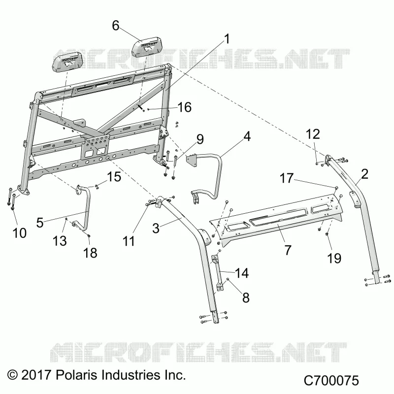 CHASSIS, CAB BASTIDOR
