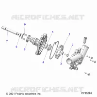 MOTOR, WATERPUMP ASSEMBLY