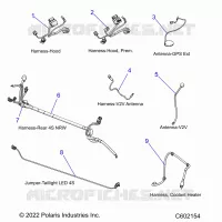 ELECTRICA, WIRE HARNESSES, HOOD/JUMPERS, GPS