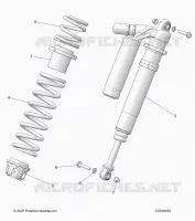 SUSPENSION, CHOQUE FRONTAL MOUNTING, DELUXE