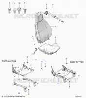 ASIENTO (PASSENGER) AND SEAT BELT MOUNTING