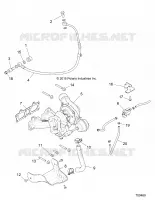 ENGINE, TURBO CHARGER MOUNTING