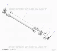 TREN, REAR PROP SHAFT