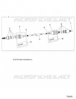 TREN, REAR HALF SHAFT