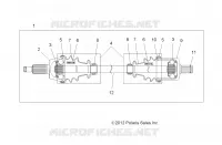TREN, FRONT HALF SHAFT