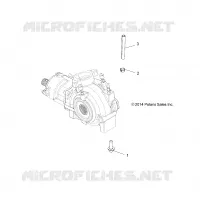 TREN, GEARCASE MOUNTING, FRONT