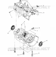 CAJA DEL CIGÜEÑAL 440 0962760 (4931743174C005)