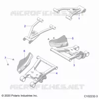 SUSPENSION TRASERA CONTROL ARMS