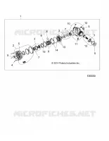 TREN, FRONT GEARCASE INTERNALS (TO 1/4/16)