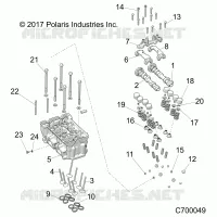 ENGINE, CULATA AND VALVES