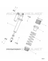 SUSPENSION, CHOQUE FRONTAL MOUNTING