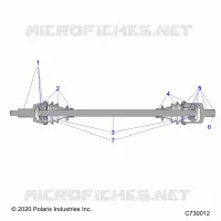 TREN, FRONT HALF SHAFT
