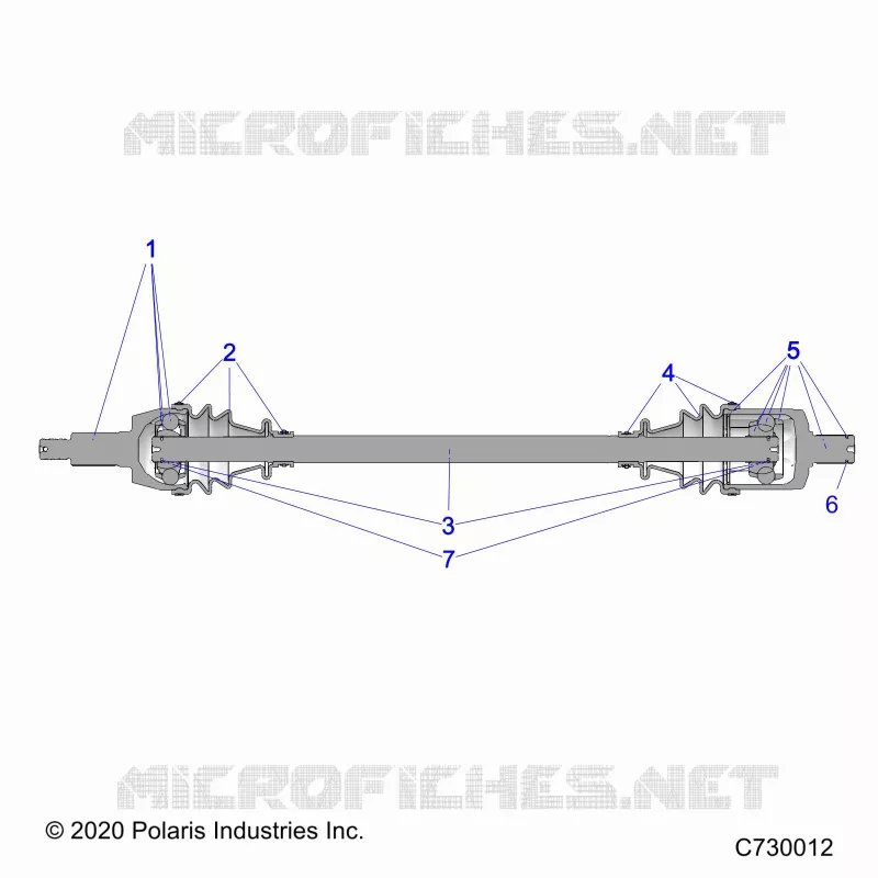 TREN, FRONT HALF SHAFT