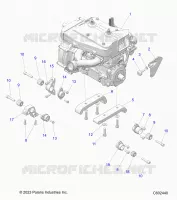 MOTOR, MOUNTING &amp; LONG BLOCK