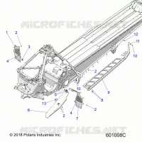 CHASSIS, PROTECCIÃ³N DEL EMBRAGUE, FOOTRESTS, AND RUNNING BOARDS