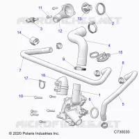 MOTOR, WATERPUMP AND BYPASS