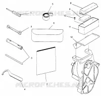 KIT DE HERRAMIENTA 600 XCR SP 0965677 AND EUROPEAN 600 XCR SP E965677 (4932063206C007)